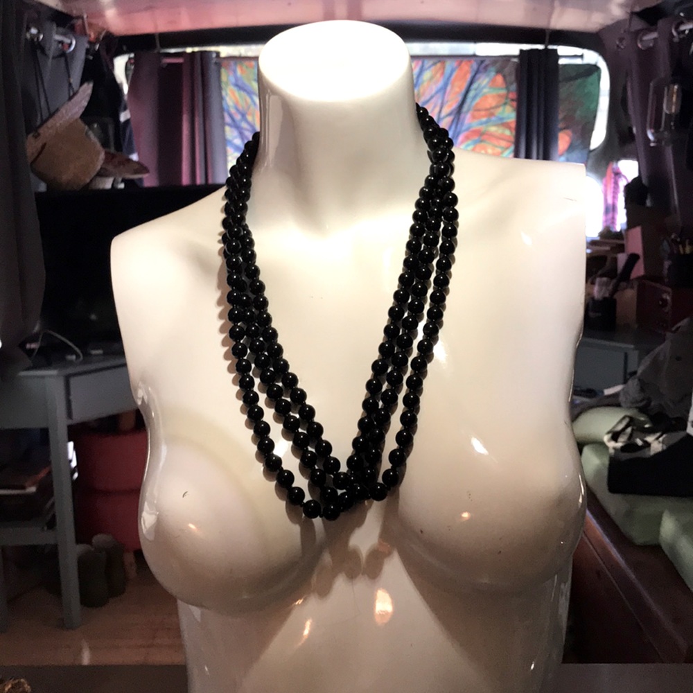 Marc. Multi strand, beaded necklace